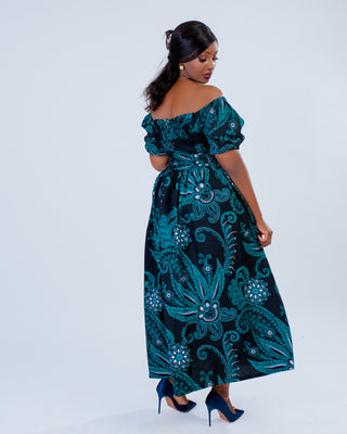 Ankara Maxi Dress