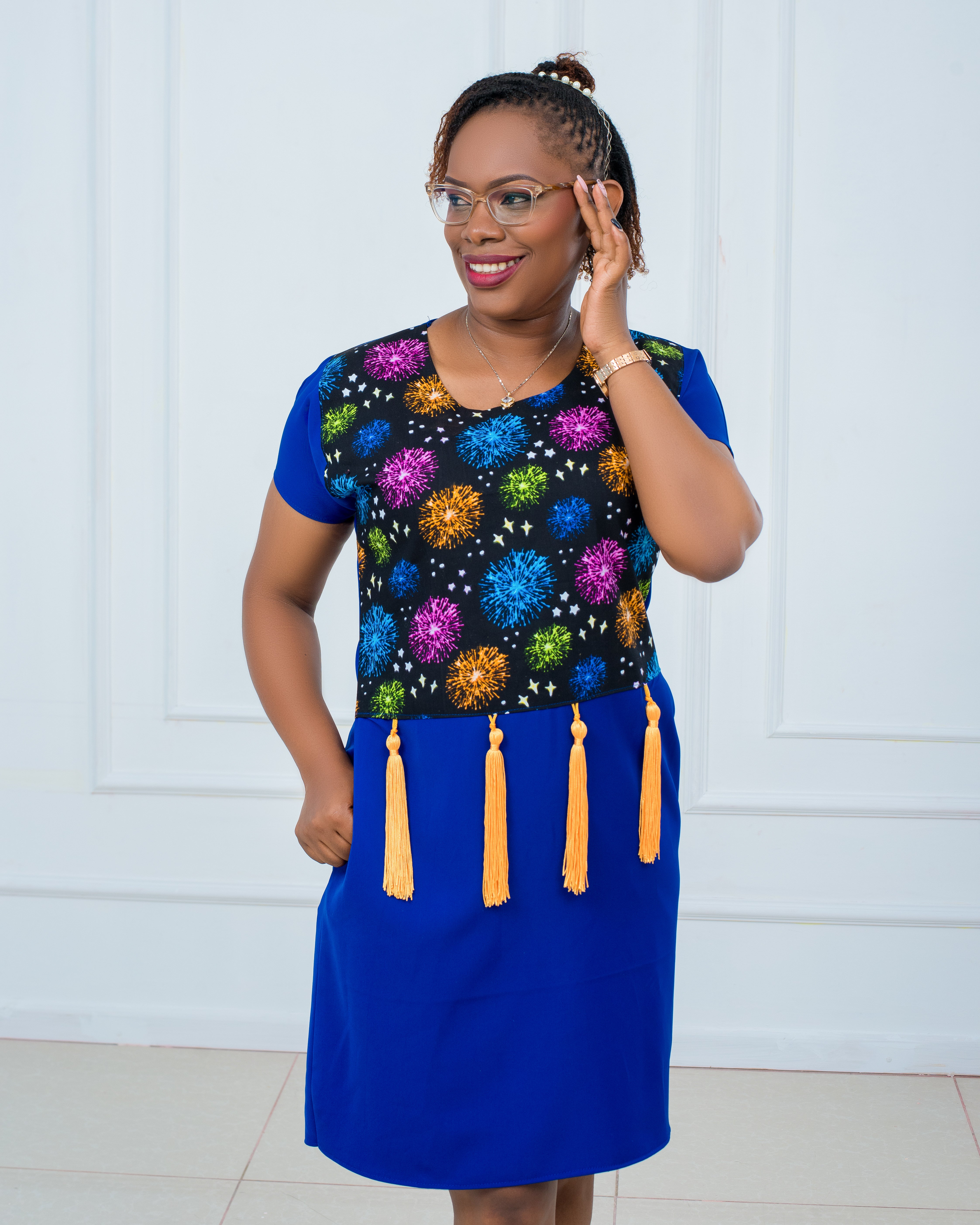 Shift Dresses with a touch of Ankara