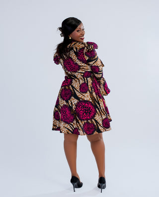 Ankara Shirt Dress