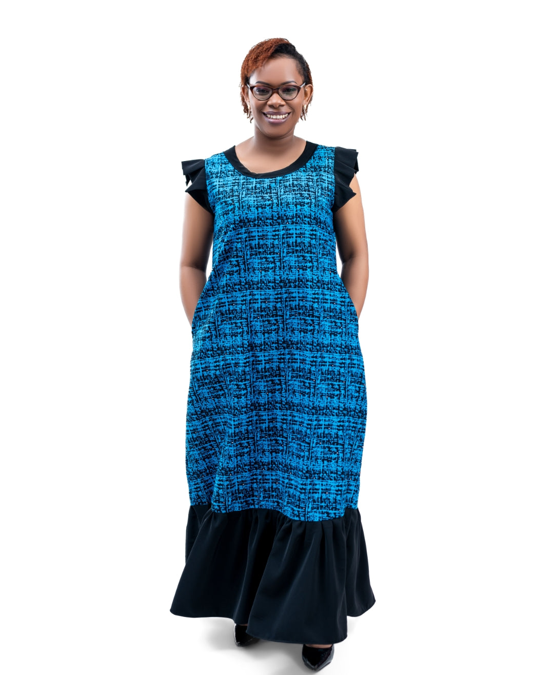 Ankara Maxi Dresses with a touch of Turkey Material