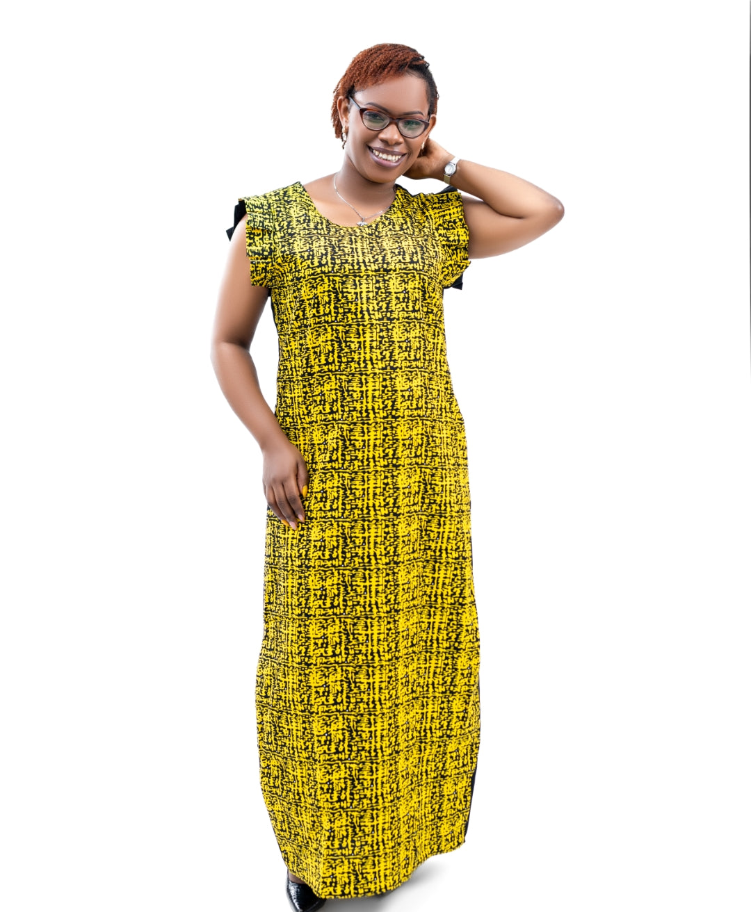 Ankara Maxi Dresses with a touch of Turkey Material