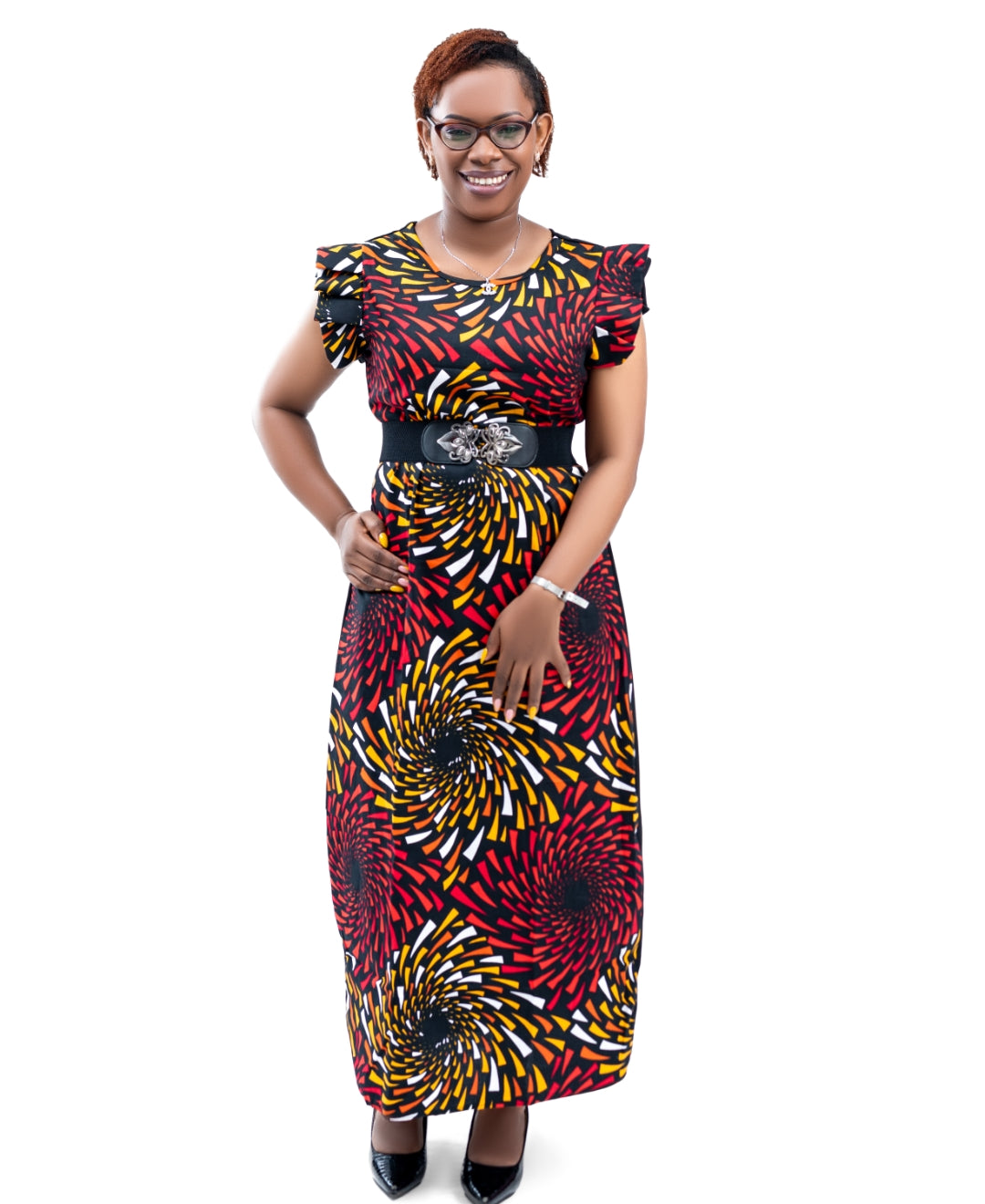 Ankara Maxi Dresses with a touch of Turkey Material