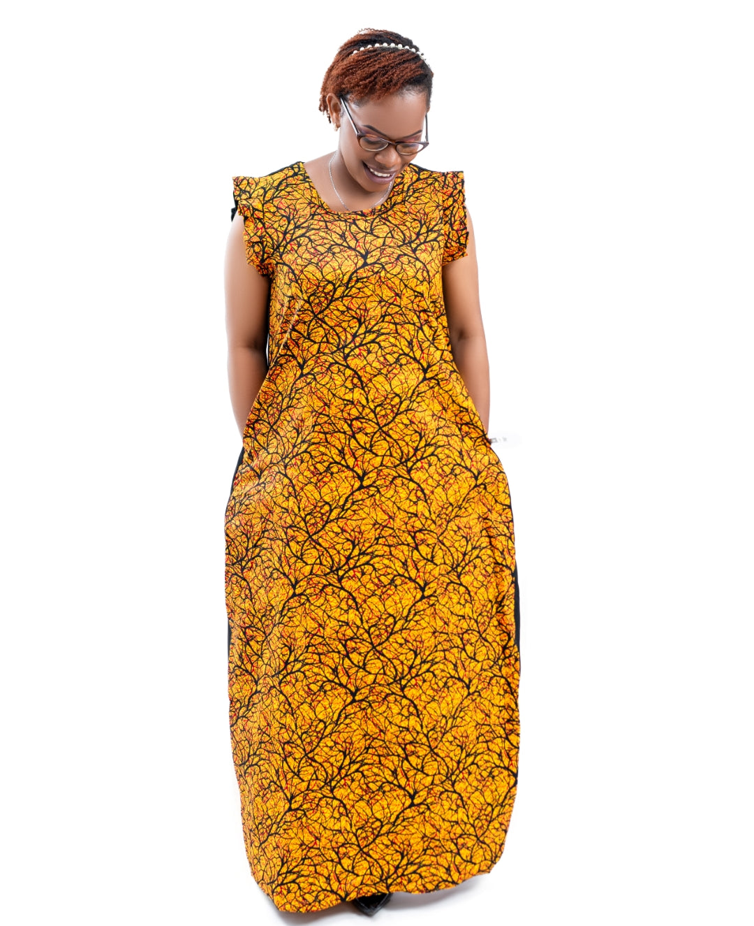 Ankara Maxi Dresses with a touch of Turkey Material