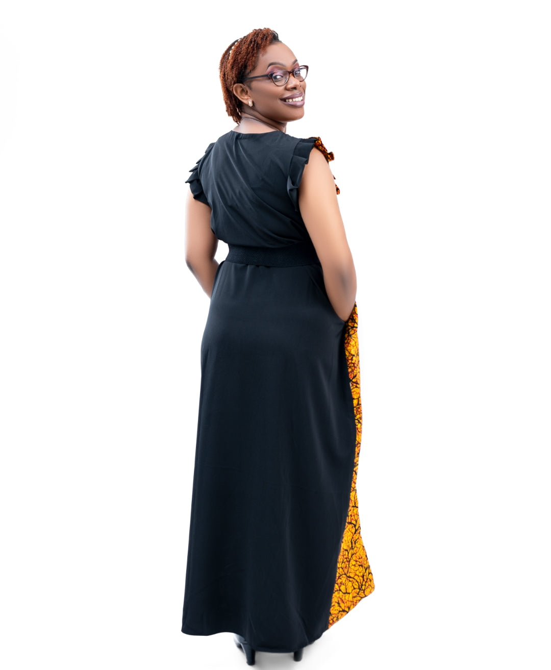 Ankara Maxi Dresses with a touch of Turkey Material