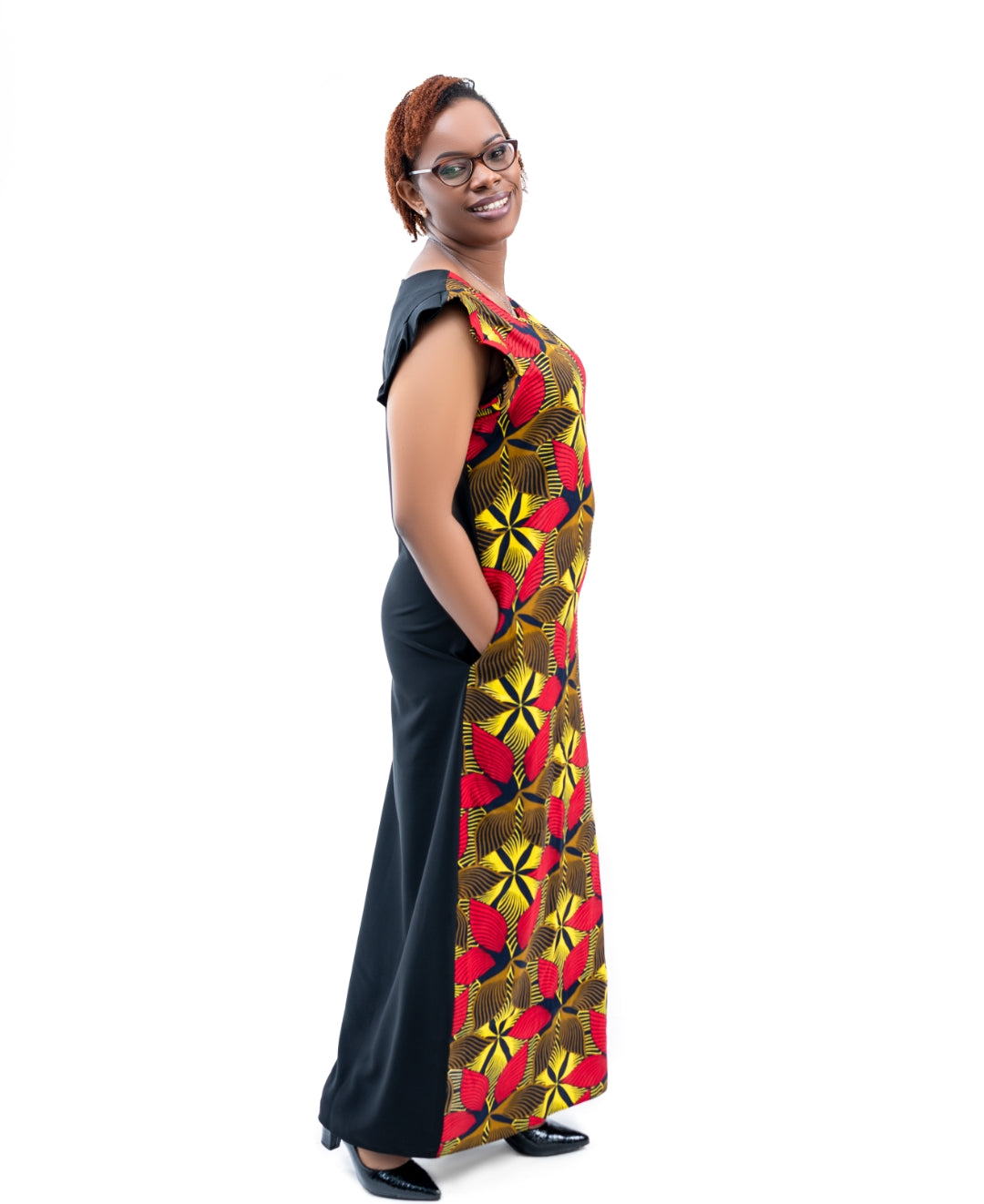 Ankara Maxi Dresses with a touch of Turkey Material