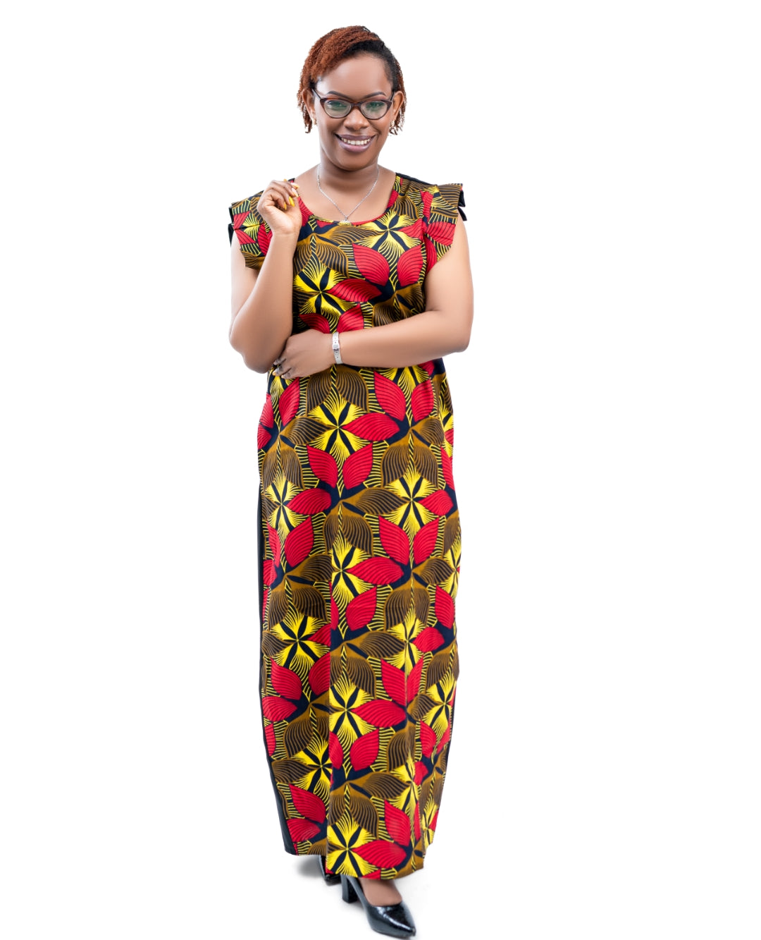 Ankara Maxi Dresses with a touch of Turkey Material