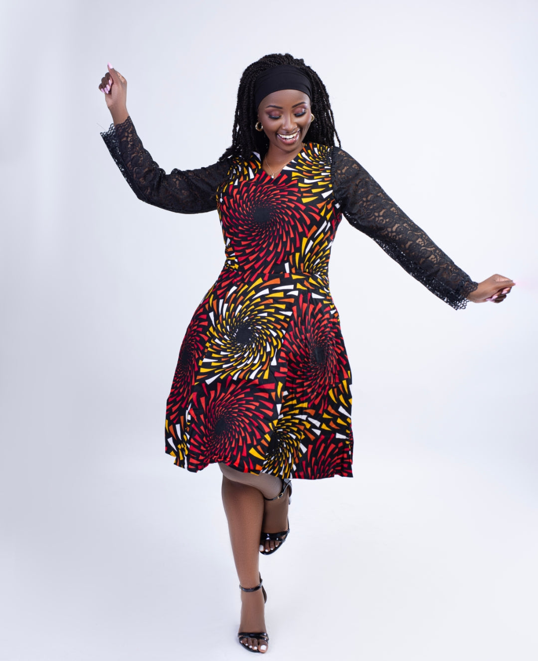 Ankara Skater Dresses