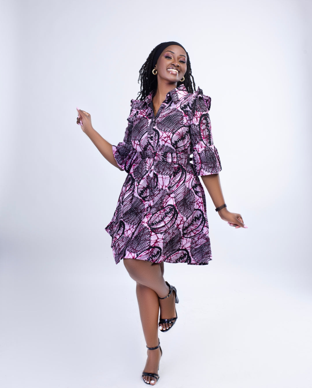 Ankara Shirt Dresses