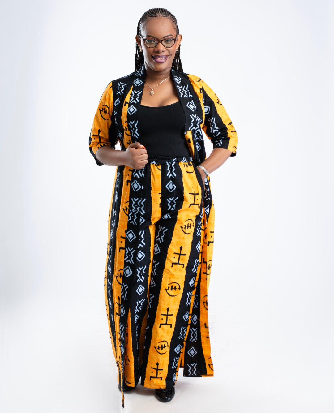 Tribal Ankara 2pc (Kimono & Trouser)