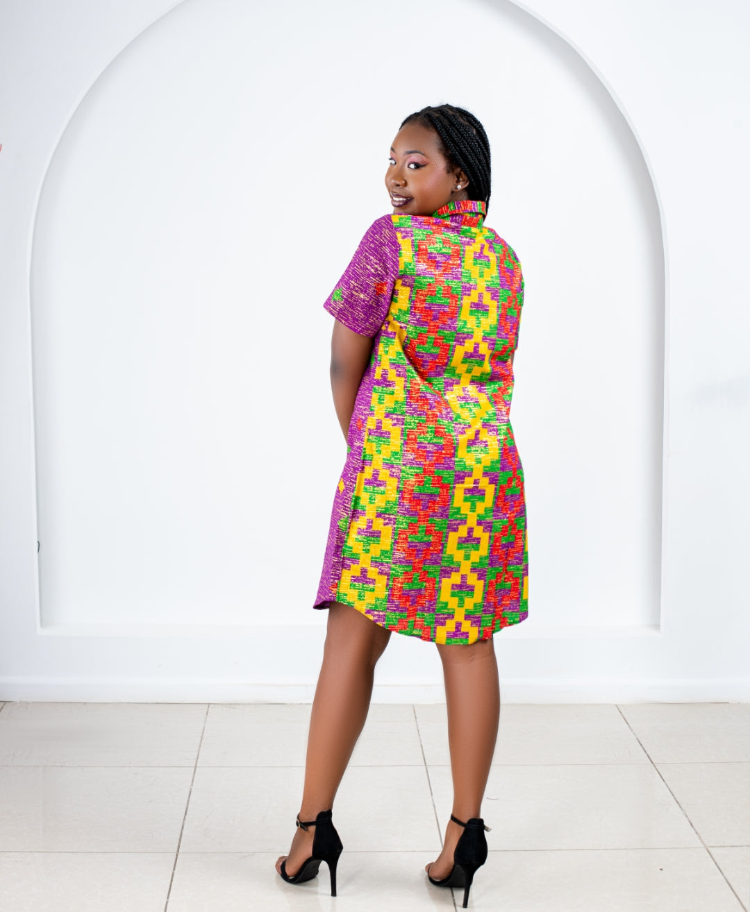 Ankara Shirt Dress (Mix & Match)