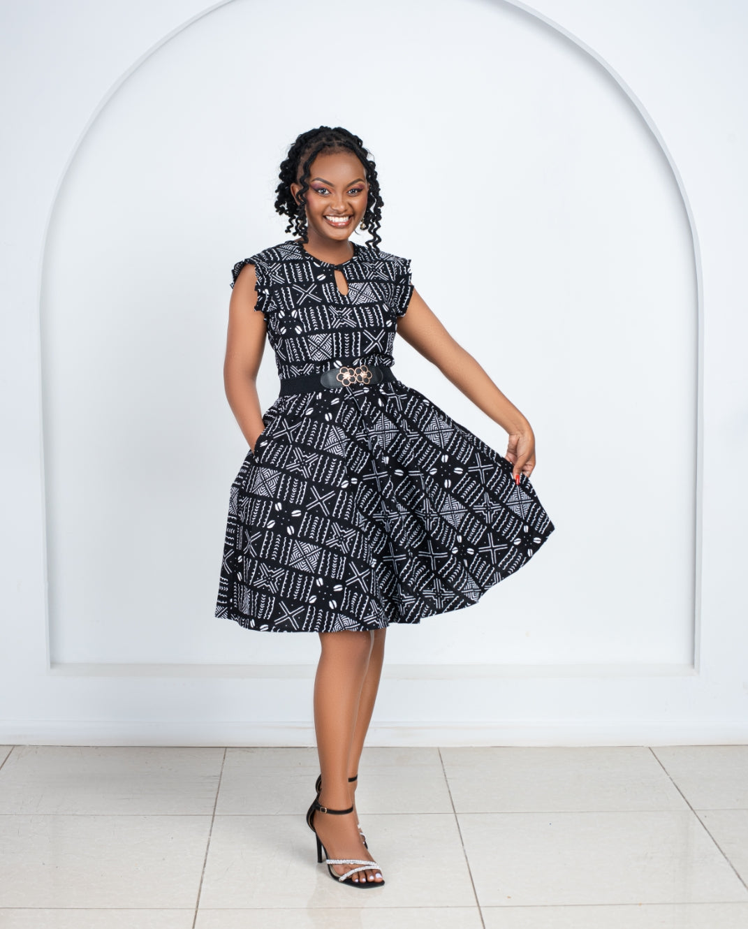 Ankara Skater Dresses