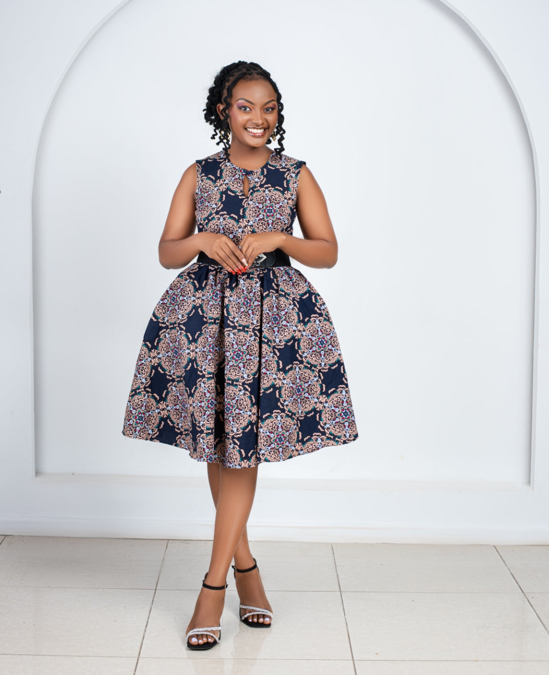 Ankara Skater Dresses