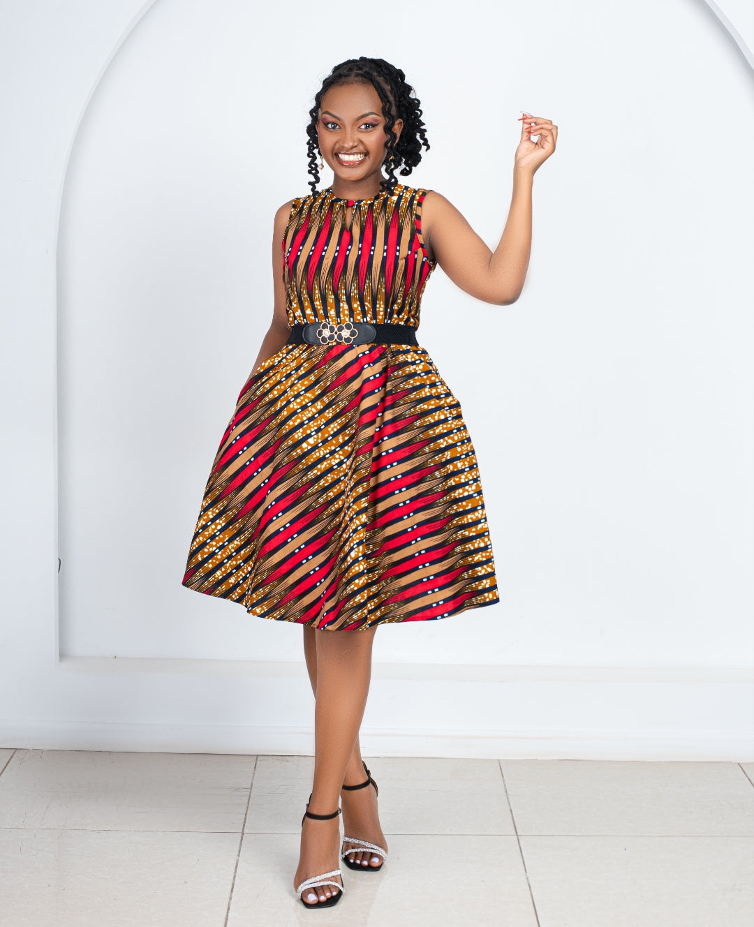 Ankara Skater Dresses