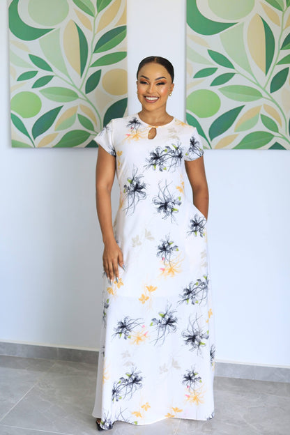 Floral Print Maxi Dress