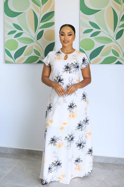 Floral Print Maxi Dress