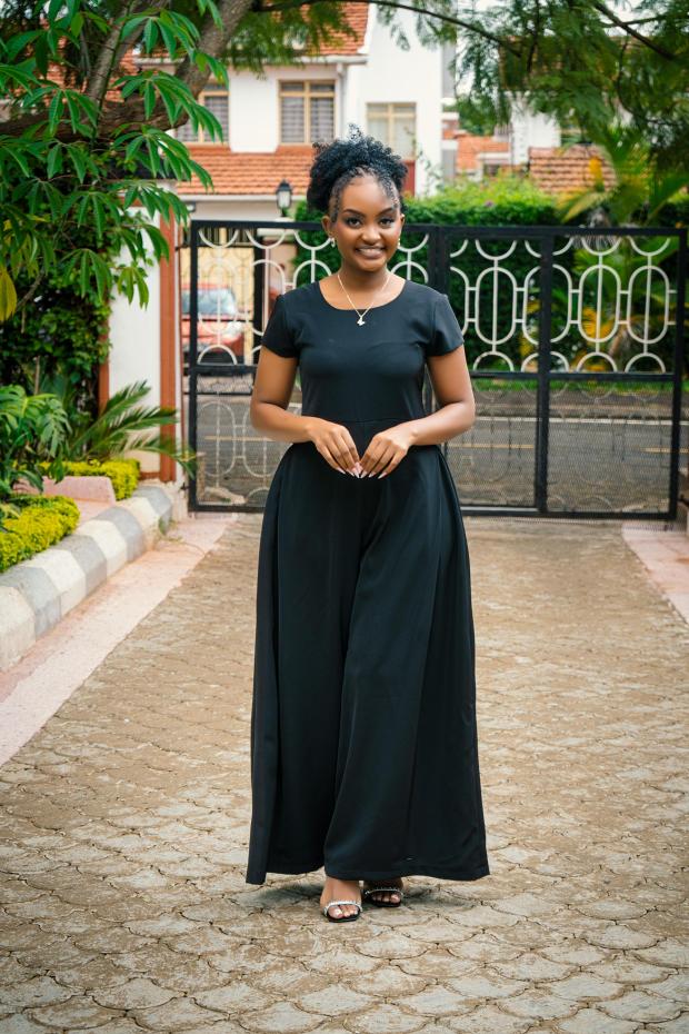 The Sienna Wide-Leg Cap-Sleeve Jumpsuit (Black)