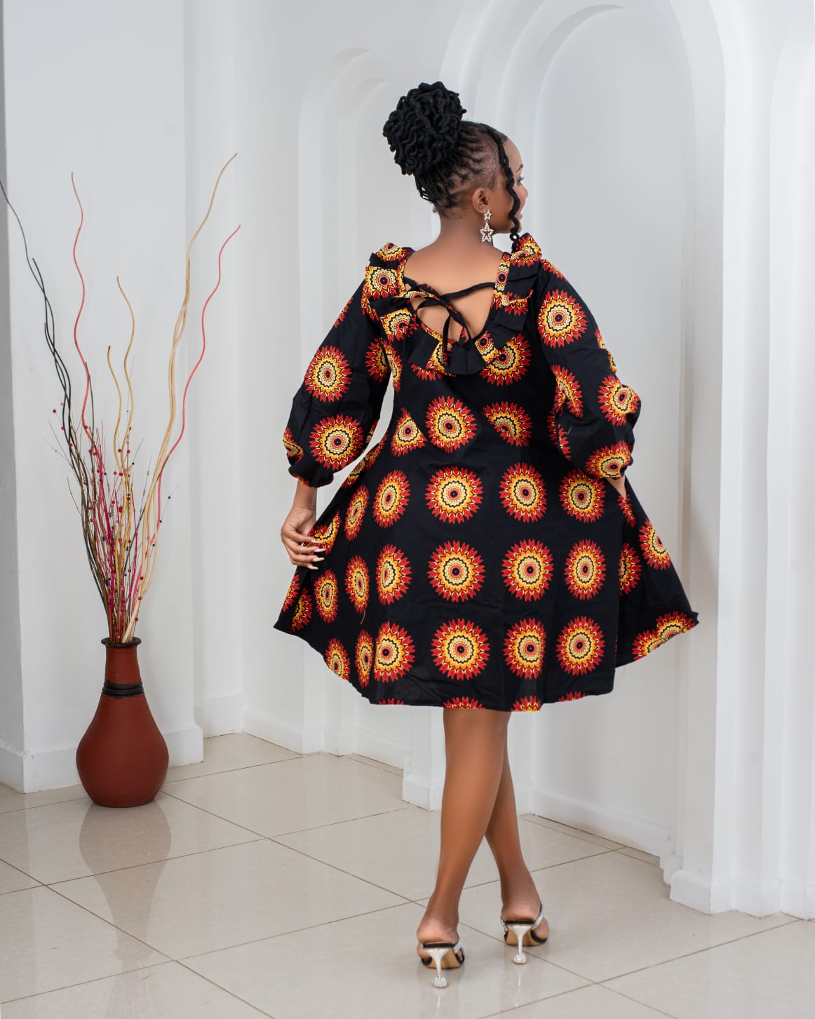 Ankara Shift Dresses (Long Sleeved)