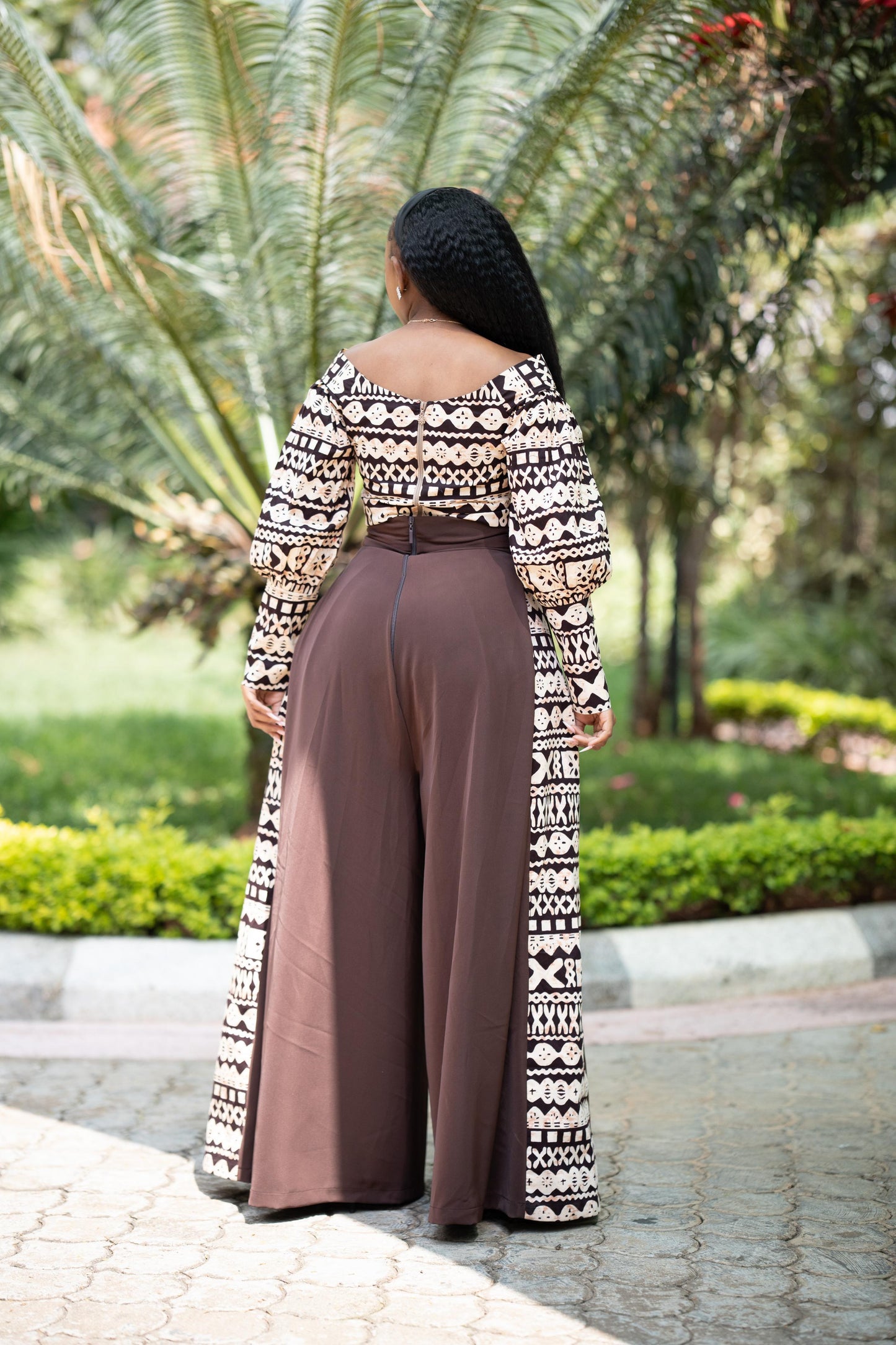 The Amara Off-Shoulder Top & Palazzo Set