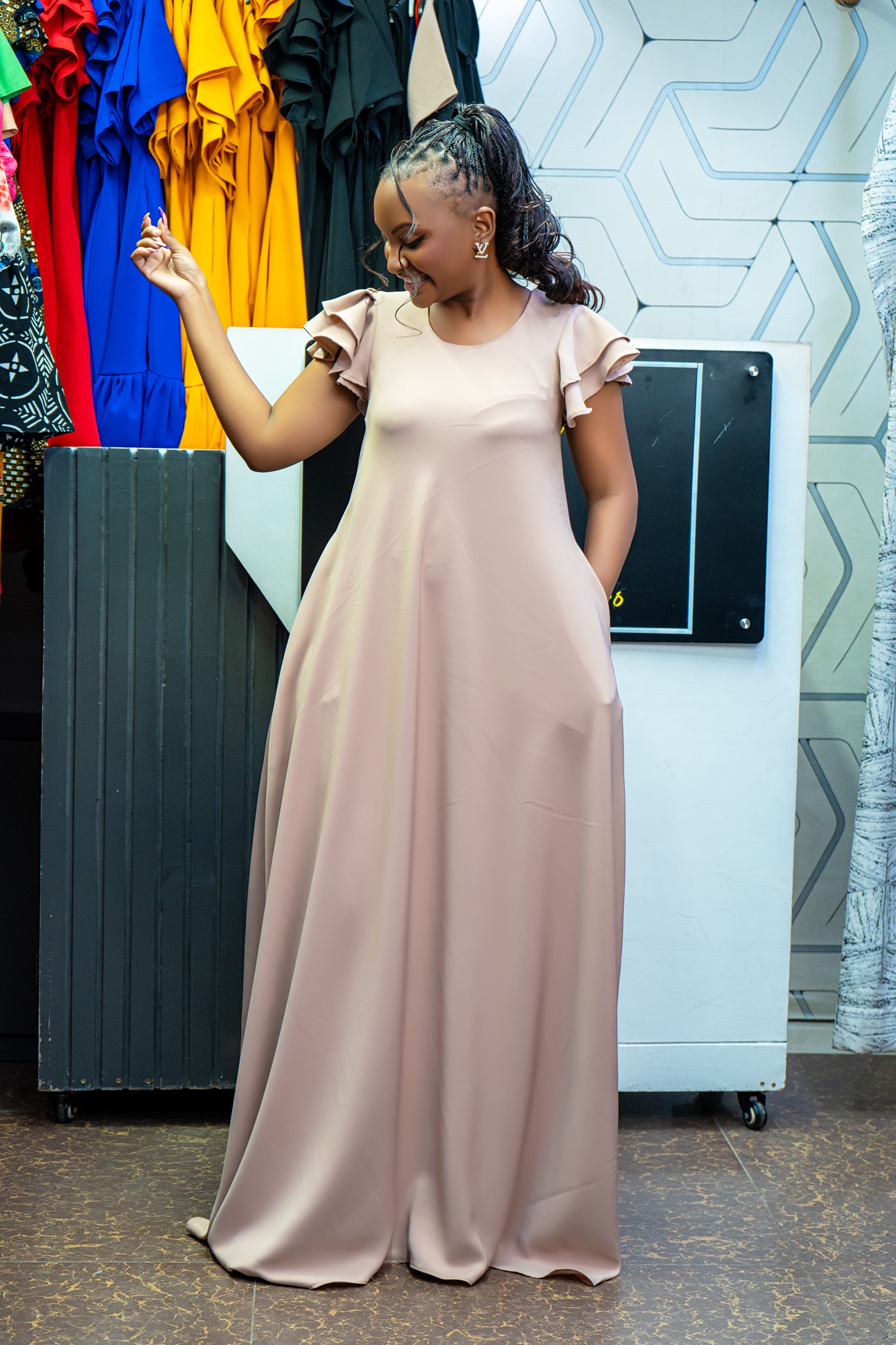 Plain Shift Maxis (Beige)