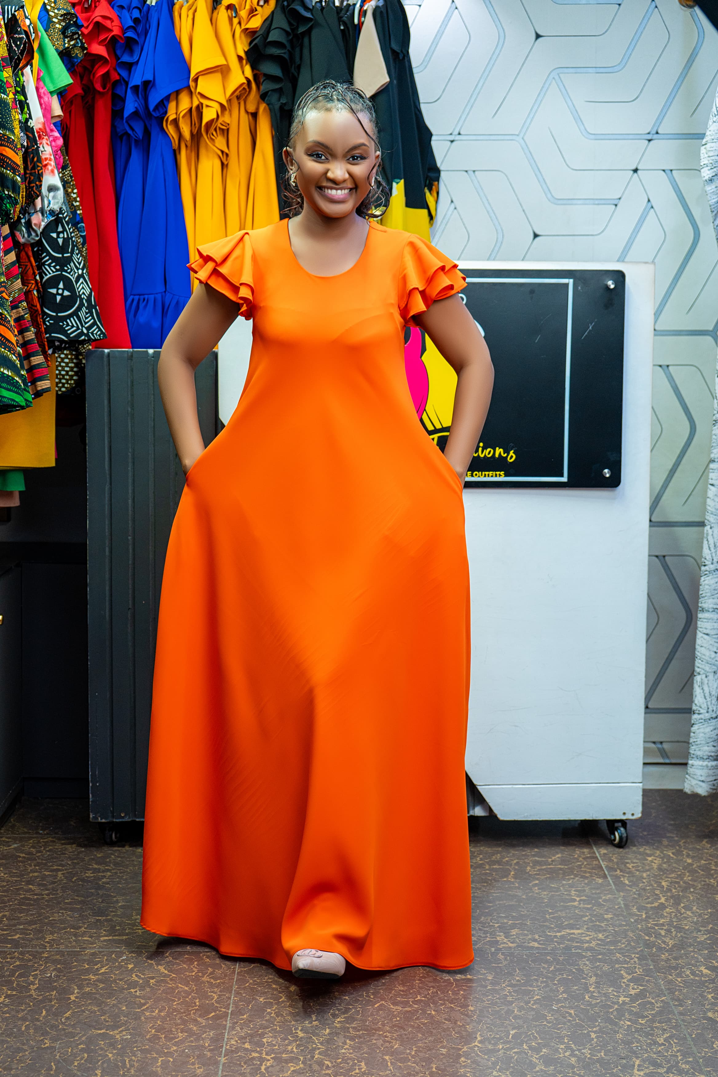 Plain Shift Maxis (Orange)