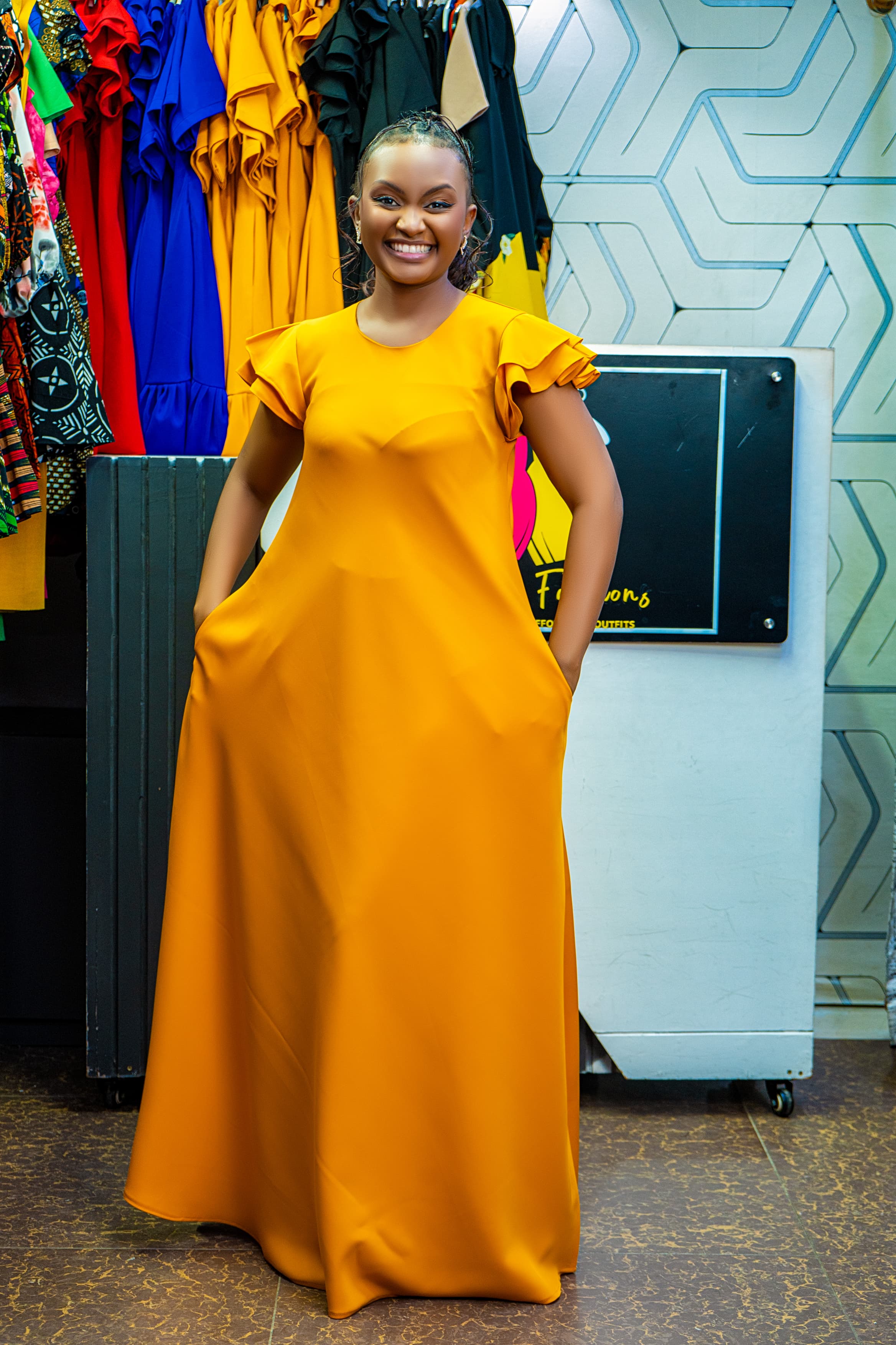 Plain Shift Maxis (Mustard)