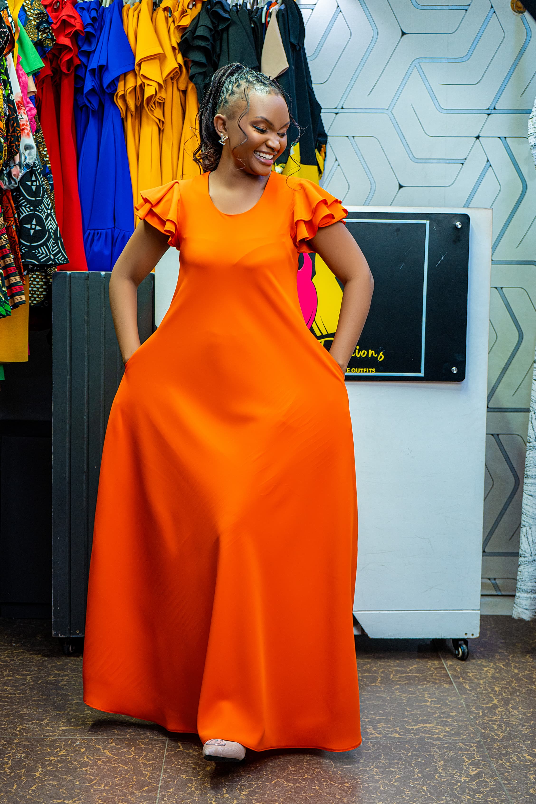 Plain Shift Maxis (Orange)